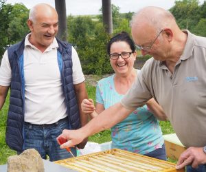 Varroa-Tag am Lehrbienenstand Silberberg