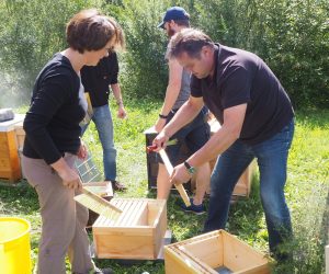 Varroa-Tag am Lehrbienenstand Silberberg